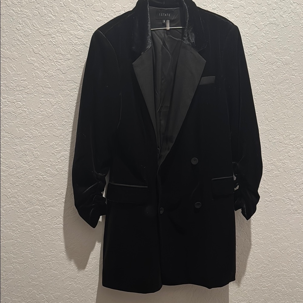 1 State Black Long Sleeve Dress